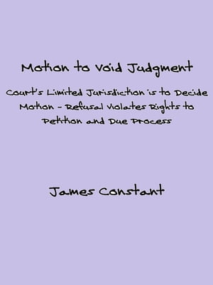 Motion to Void Judgment