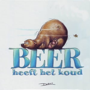 Beer heeft het koud