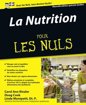 La Nutrition pour les Nuls, 2ème édition spéciale Québec