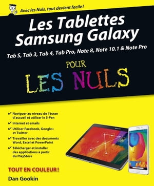 Les Tablettes Samsung Galaxy Tab Pour les Nuls, nouvelle ?dition