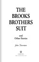 The Brooks Brothers Suit and O