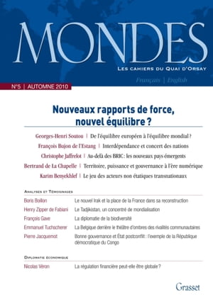 Mondes n°5 - Les cahiers du Quai d'Orsay【電子書籍】[ Collectif ]