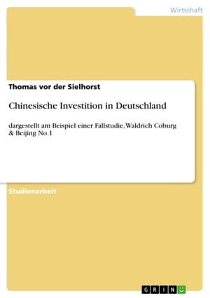 Chinesische Investition in Deutschland