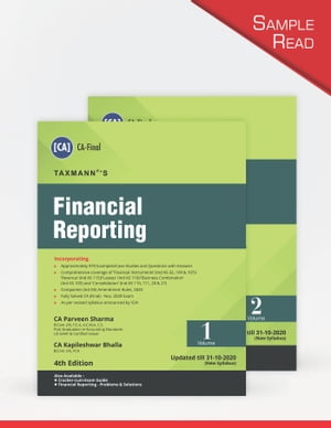 Taxmann's Financial Reporting (Set of 2 Volumes)