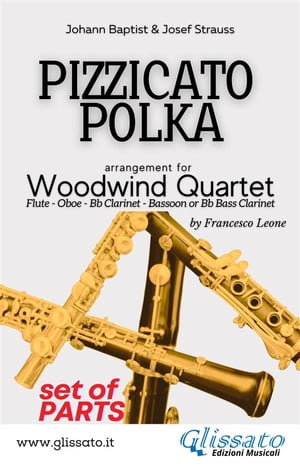 Pizzicato Polka - Woodwind Quartet (parts)