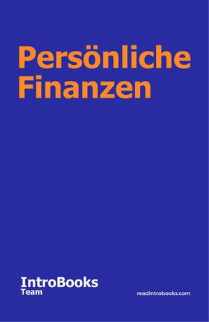 Persönliche Finanzen