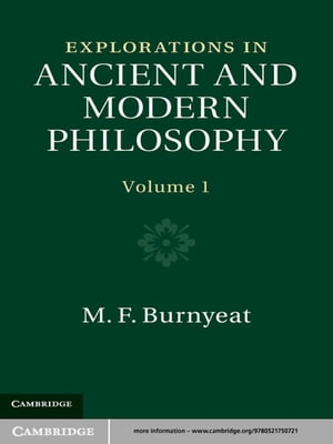 Explorations in Ancient and Modern Philosophy: Volume 1