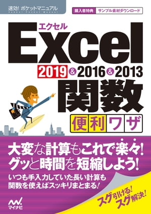 速効!ポケットマニュアル Excel関数 便利ワザ 2019 & 2016 & 2013
