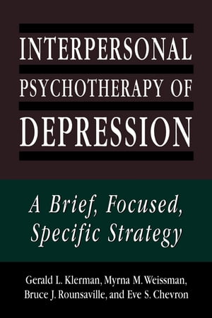 Interpersonal Psychotherapy of Depression