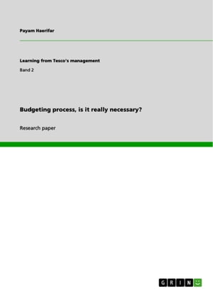 Budgeting process, is it really necessary?