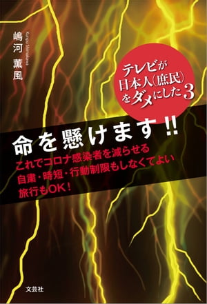 命を懸けます!! これでコロナ感染者を減らせる 自粛・時短・行動制限もしなくてよい 旅行もOK！ テレビが日本人（庶民）をダメにした 3