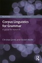 Corpus Linguistics for Grammar A guide for research