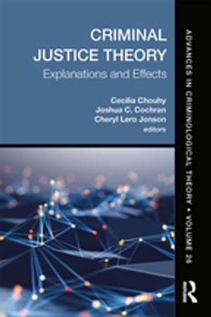 Criminal Justice Theory, Volume 26 Explanations and EffectsŻҽҡ