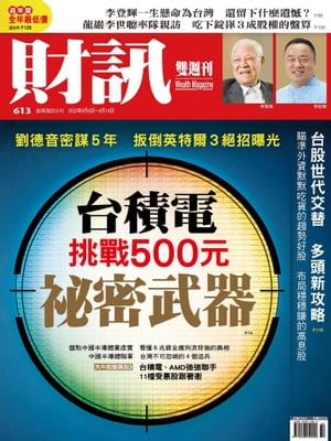 財訊雙週刊613期 台積電挑戰500元祕密武器