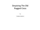 Despising the Old Rugged Cross【電子書籍】