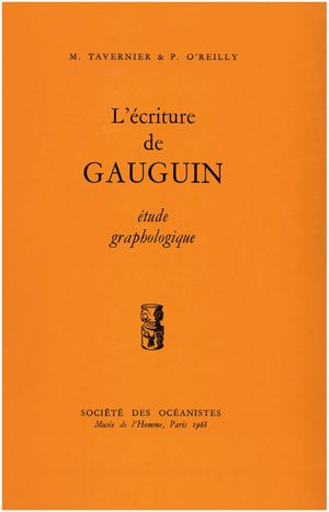 ŷKoboŻҽҥȥ㤨L?criture de Gauguin ?tude graphologiqueŻҽҡ[ Madeleine Tavernier ]פβǤʤ650ߤˤʤޤ