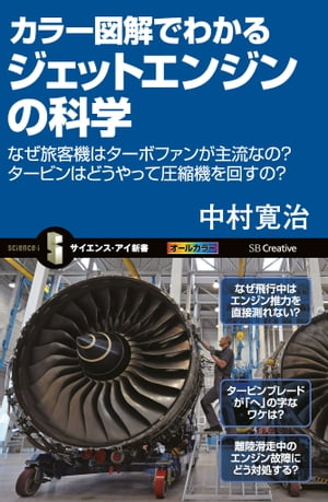 カラー図解でわかるジェットエンジンの科学 なぜ旅客機はターボファンが主流なの？タービンはどうやって圧縮機を回すの？【電子書籍】 中村 寛治