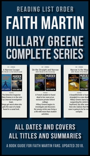 Reading List Order of Faith Martin Hillary Greene Series