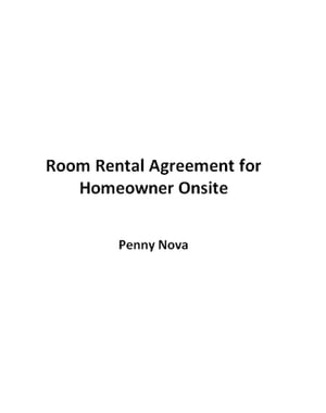 Room Rental Agreement for Homeowner Onsite