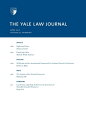 Yale Law Journal: Volume 121, Number 6 - April 2012【電子書籍】[ Yale Law Journal ]