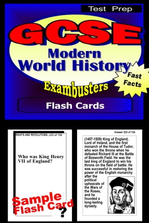 GCSE Modern World History Test Prep Review--Exambusters Flash Cards