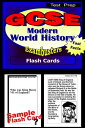GCSE Modern World History Test Prep Review--Exambusters Flash Cards GCSE Exam St...