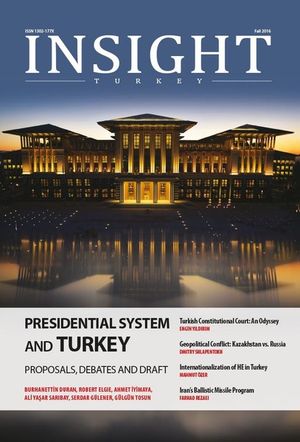 Insight Turkey 2016 - Fall 2016 (Vol. 18 No.4)
