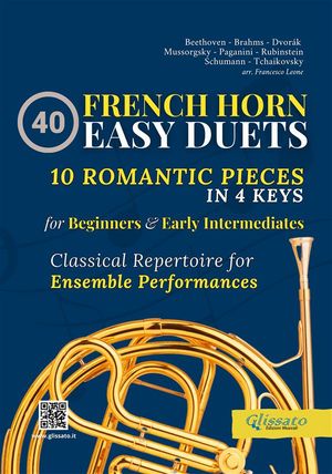 10 Romantic Pieces for French Horn Duet