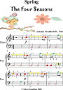 Spring Four Seasons !st Mvt Easiest Piano Sheet 