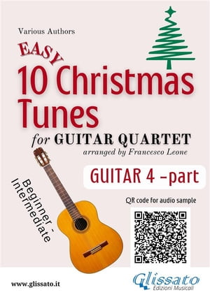 Guitar 4 part of "10 Easy Christmas Tunes" for Guitar Quartet