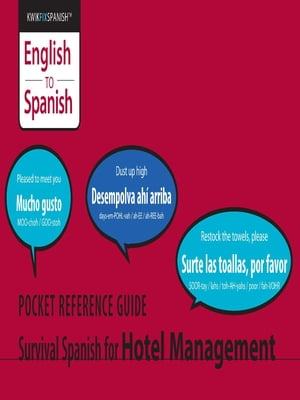 Survival Spanish for Hotel Management