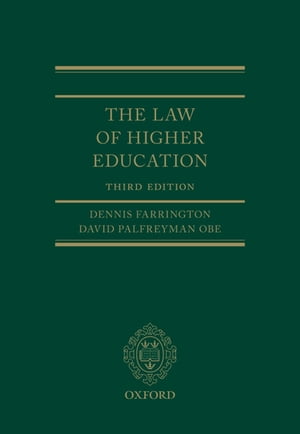 The Law of Higher Education