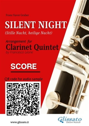 Clarinet Quintet score of "Silent Night"