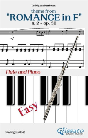 Theme from "Romance in F" Easy Flute & Piano