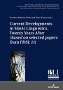 ＜p＞The book offers a comprehensive overview of current research in Slavic linguistics from a theoretical and experimental perspective and from a variety of languages. The selected papers from the 11th European Conference on Formal Description of Slavic Languages (FDSL 11) that took place at the University of Potsdam in 2015, illustrate the advancement of Slavic linguistic studies and their outreach for the development of general linguistics. The guest paper by Noam Chomsky at the beginning of the book sets a clear sign in this direction and may be taken as an acknowledgement of the field.＜/p＞画面が切り替わりますので、しばらくお待ち下さい。 ※ご購入は、楽天kobo商品ページからお願いします。※切り替わらない場合は、こちら をクリックして下さい。 ※このページからは注文できません。