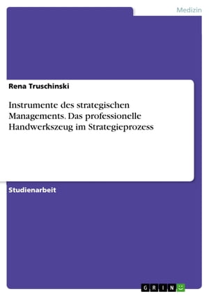 Instrumente des strategischen Managements. Das professionelle Handwerkszeug im Strategieprozess Das professionelle Handwerkszeug im Strategieprozess