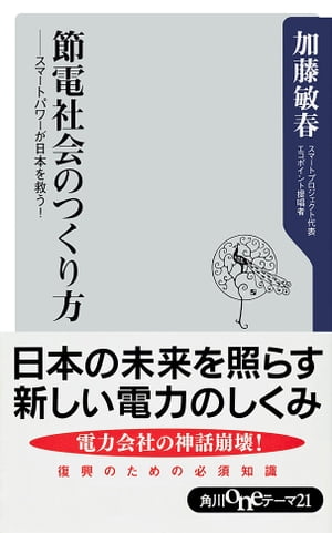 節電社会のつくり方　スマートパワーが日本を救う！【電子書籍】[ 加藤　敏春 ]のサムネイル