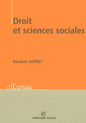 Droit et sciences sociales【電子書籍】[ Baudoin Dupret ]