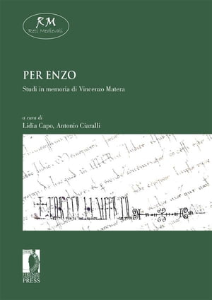 Per Enzo. Studi in memoria di Enzo Matera