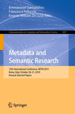 Metadata and Semantic Research