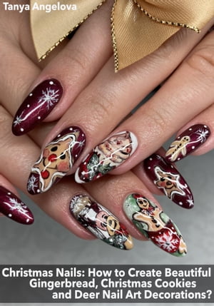 Christmas Nails: How to Create Beautiful Gingerbread, Christmas Cookies and Deer Nail Art Decorations?【電子書籍】[ Tanya Angelova ]