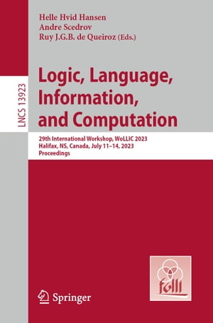 Logic, Language, Information, and Computation