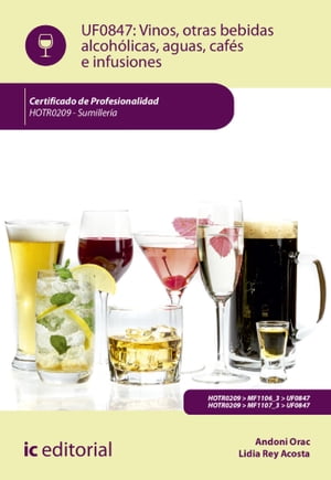 Vinos, otras bebidas alcohólicas, aguas, cafés e infusiones. HOTR0209