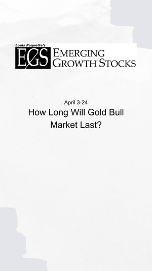 How Long Will Gold Bull Market Last? Gold Sector