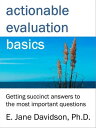 Actionable Evaluation Basics: Getting succinct answers to the most important questions 