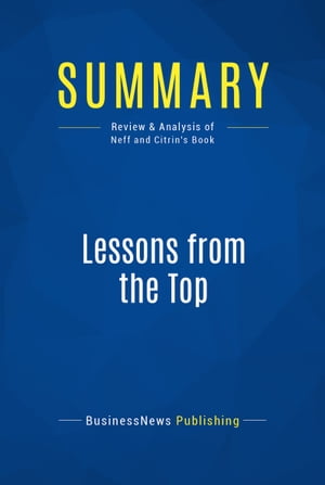 Summary: Lessons from the Top