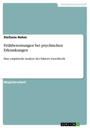 Frühberentungen bei psychischen Erkrankungen