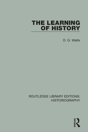 The Learning of History