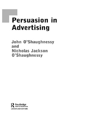 Persuasion in Advertising