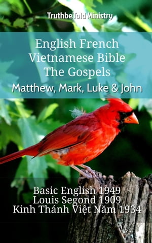 English French Vietnamese Bible - The Gospels - Matthew, Mark, Luke & John